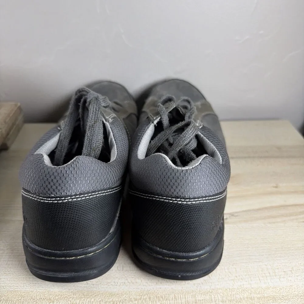 Ahnu Mens Suede Walking Shoes Grey Size 10 AF1404